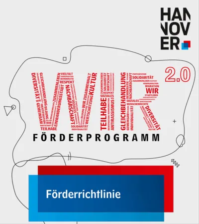Deckblatt mit folgendem Text: "WIR2.0-Förderprogramm - Förderrichtlinie"